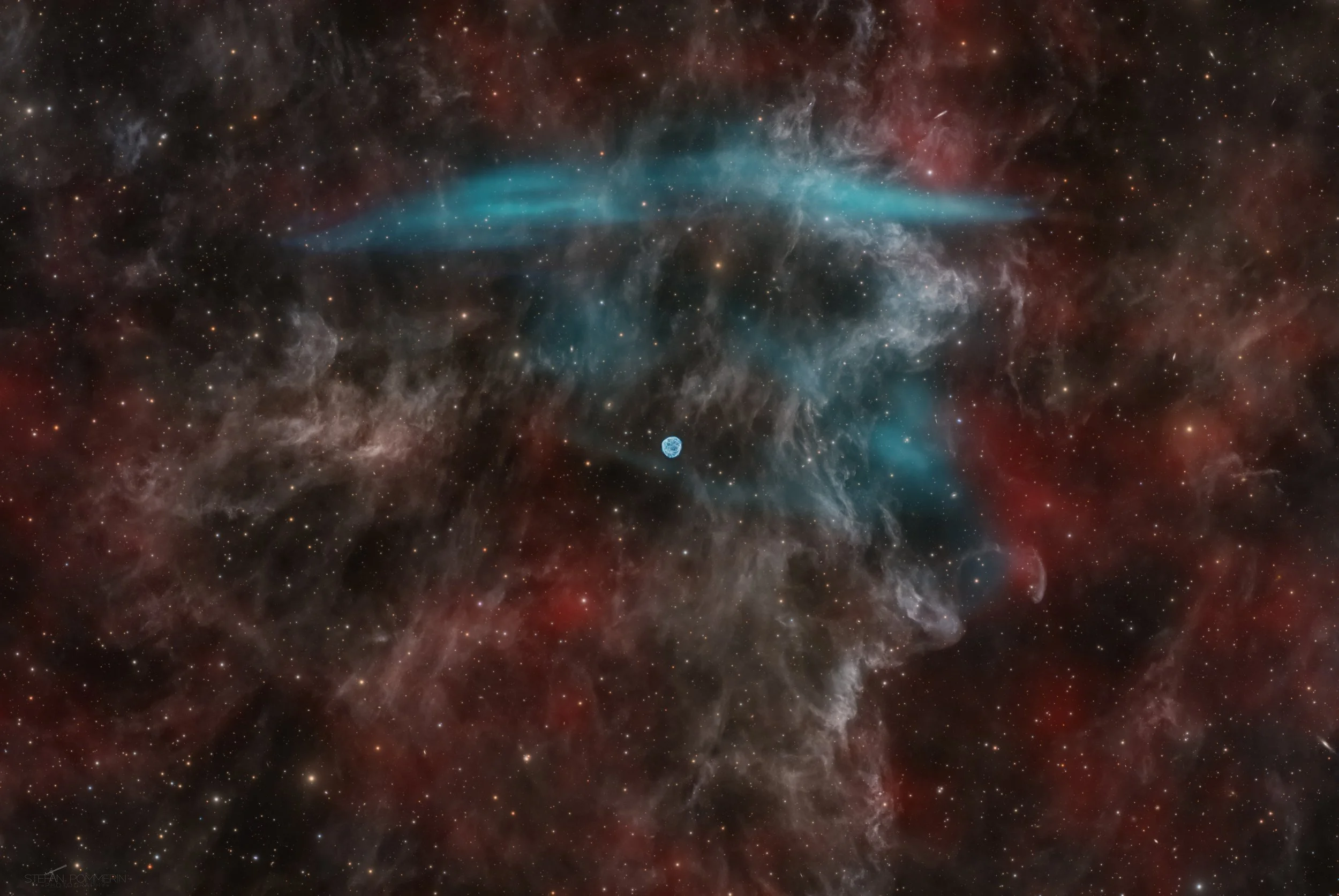 NGC 7094 and the Rarely Imaged “Shenron Nebula” [O III] — AAPOD2.COM